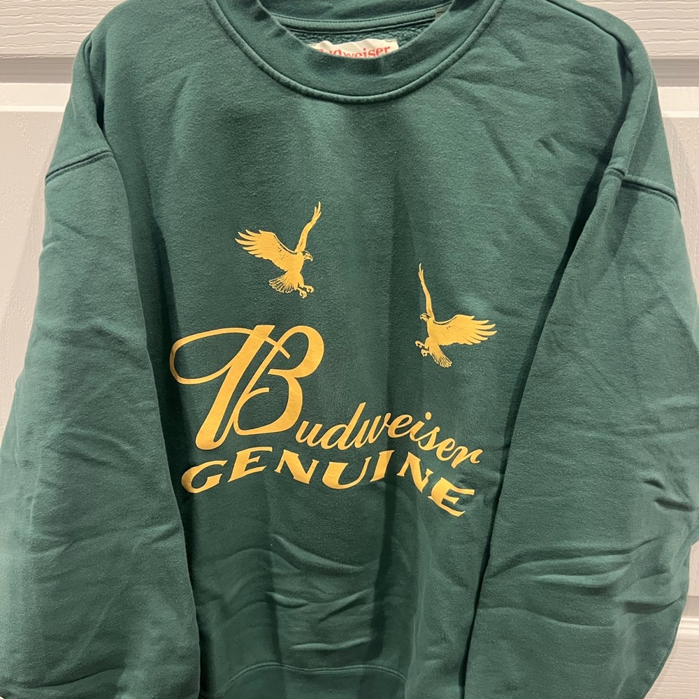 Pacsun Budweiser Green Sweater